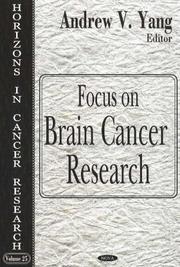 Cover of: Focus on Brain Cancer Research