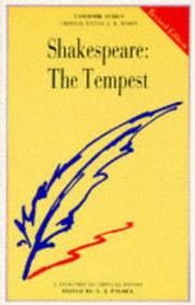 Cover of: Shakespeare's "Tempest" (Casebook) by David John Palmer