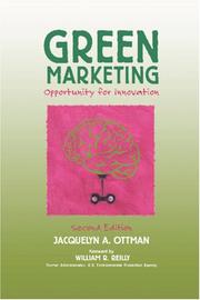 Cover of: Green Marketing: Opportunity for Innovation