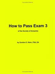 Cover of: How to Pass Exam 3