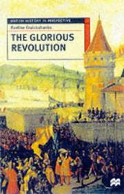Cover of: Glorious Revolution (British History in Perspective) by Cruickshanks