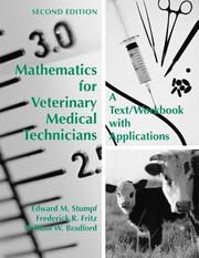 Cover of: Mathematics for Veterinary Medical Technicians: A Text/workbook With Applications