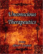 Cover of: Unconscious Therapeutics (1904)