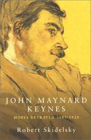 Cover of: John Maynard Keynes by Robert Skidelsky