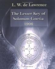 Cover of: The Lesser Key Of Solomon Goetia