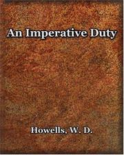 Cover of: An Imperative Duty (1892) | W. D. Howells