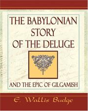 Cover of: The Babylonian Story of the Deluge 1920