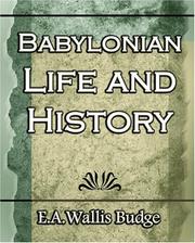 Cover of: Babylonian Life and History - 1891