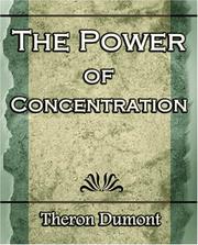 Cover of: The Power Of Concentration