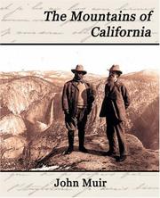 Cover of: The Mountains of California by John Muir, John Muir