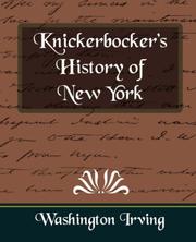 A history of New York by Washington Irving