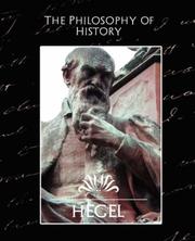 Cover of: The Philosophy of History (New Edition) | Hegel