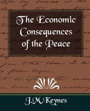 Cover of: The Economic Consequences of the Peace (New Edition) by John Maynard Keynes