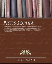 Cover of: Pistis Sophia by G. R. S. Mead