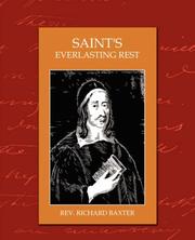 Cover of: Saints Everlasting Rest by Richard Baxter