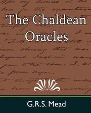 Cover of: The Chaldean Oracles