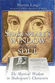 Cover of: Shakespeare's Window into the Soul: The Mystical Wisdom in Shakespeare's Characters