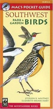 Cover of: Mac's Pocket Guide: Southwest, Park & Garden Birds (Mac's Pocket Guides)