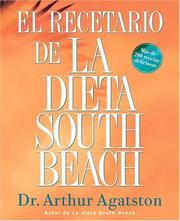 Cover of: El Recetario de La Dieta South Beach by Arthur Agatston