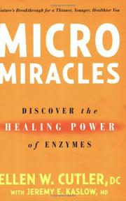 Cover of: MicroMiracles by Ellen W. Cutler, Jeremy E. Kaslow