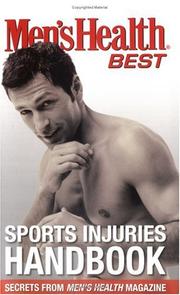 Cover of: Men's Health Best Sports Injuries Handbook (Men's Health Best)