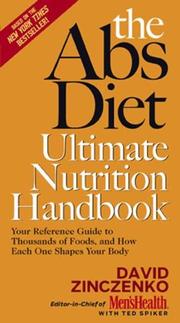 Cover of: The Abs Diet Ultimate Nutrition Handbook by David Zinczenko, Ted Spiker