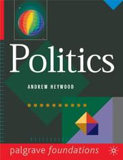 Cover of: Politics (Palgrave Foundations)