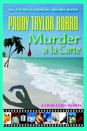 Cover of: Murder A La Carte