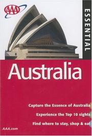 Cover of: AAA Essential Australia, 6th Edition (Essential Australia)