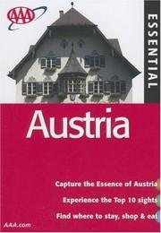 Cover of: AAA Essential Austria, 3rd Edition (Essential Austria) by Christopher Rice
