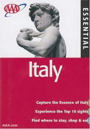 Cover of: AAA Essential Italy, 4th Edition (Essential Italy)