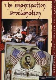 Cover of: The Emancipation Proclamation by David Armentrout