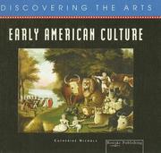 Cover of: Early American culture by Catherine Nichols