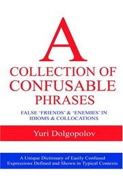 Cover of: A Collection Of Confusible Phrases | Yuri Dolgopolov