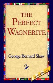 Cover of: The Perfect Wagnerite by George Bernard Shaw