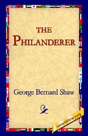 Cover of: The Philanderer | Bernard Shaw