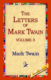 Cover of: The Letters Of Mark Twain by Mark Twain