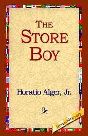 The Store Boy by Horatio Alger, Jr.