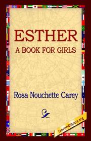 Cover of: Esther by Rosa Nouchette Carey