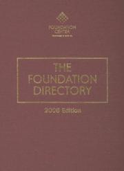 Cover of: The Foundation Directory 2006 (Foundation Directory)