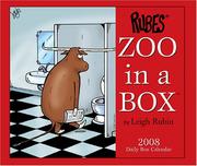 Cover of: Zoo In A Box 2008 Box Calendar by Leigh Rubin