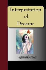 Cover of: The Interpretation of Dreams by Sigmund Freud
