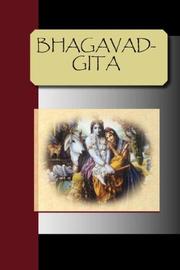 Cover of: BHAGAVAD-GITA by Anonymous
