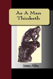 Cover of: As A Man Thinketh