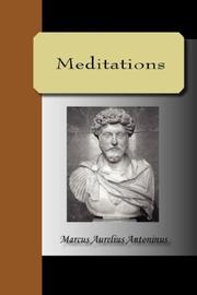 Cover of: Meditations by Marcus Aurelius