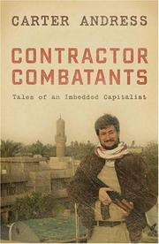 Cover of: Contractor Combatants by Carter Andress