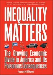 Cover of: Inequality Matters by 