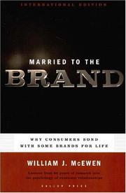 Cover of: Married to the Brand by William J. McEwen