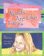 Cover of: Words Are Like Faces
