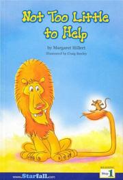 Cover of: Not Too Little to Help by Margaret Hillert
